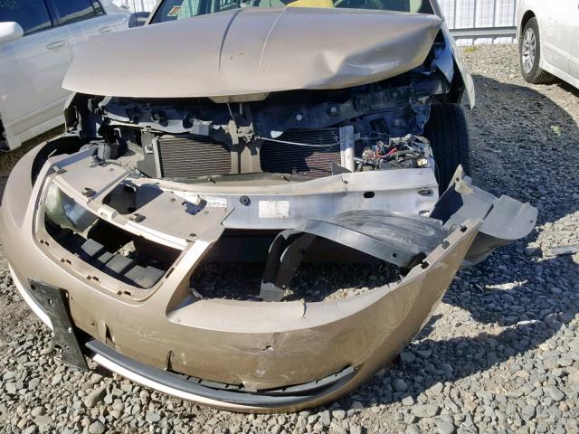 1G8AJ55F56Z157615 - 2006 SATURN ION LEVEL GOLD photo 9