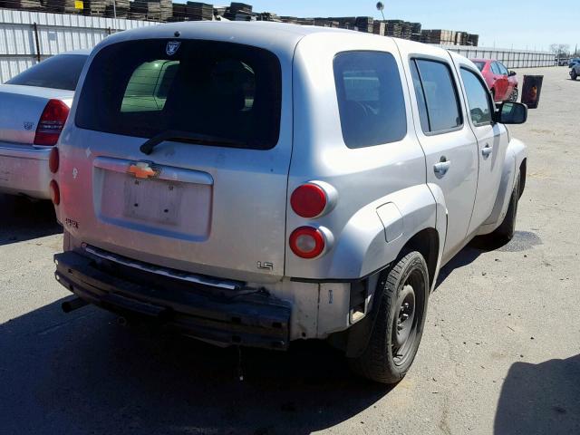 3GNDA13D17S613371 - 2007 CHEVROLET HHR LS Plata foto 4
