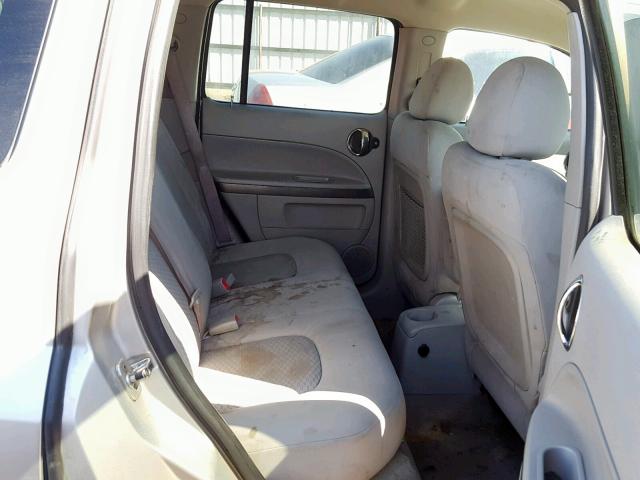 3GNDA13D17S613371 - 2007 CHEVROLET HHR LS Plata foto 6