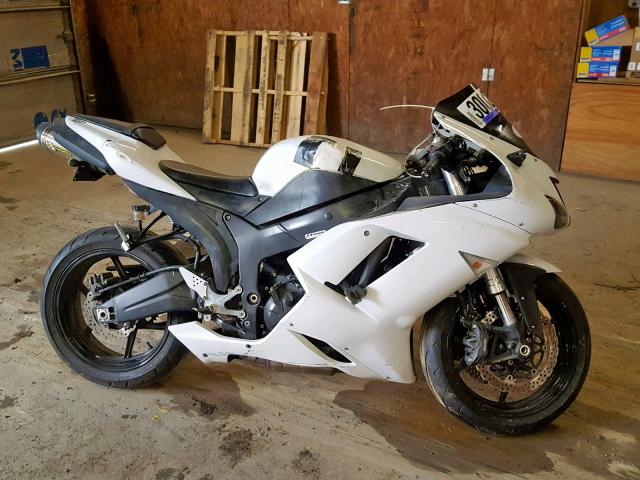 JKAZX4P1X7A017914 - 2007 KAWASAKI ZX600 P WHITE photo 9