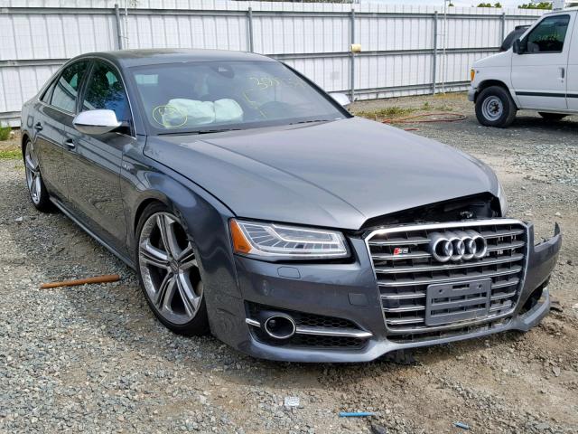 WAUK2AFD5FN005397 - 2015 AUDI S8 QUATTRO GRAY photo 1