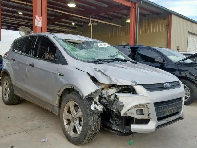 1FMCU0F79EUE39182 - 2014 FORD ESCAPE S SILVER photo 1