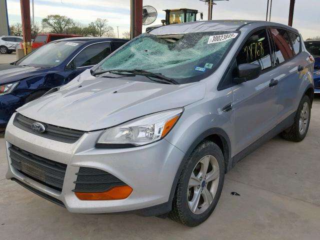 1FMCU0F79EUE39182 - 2014 FORD ESCAPE S SILVER photo 2