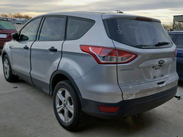 1FMCU0F79EUE39182 - 2014 FORD ESCAPE S SILVER photo 3