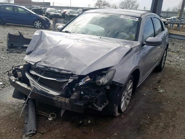 1C3CCBBG0DN527723 - 2013 CHRYSLER 200 TOURIN GRAY photo 2