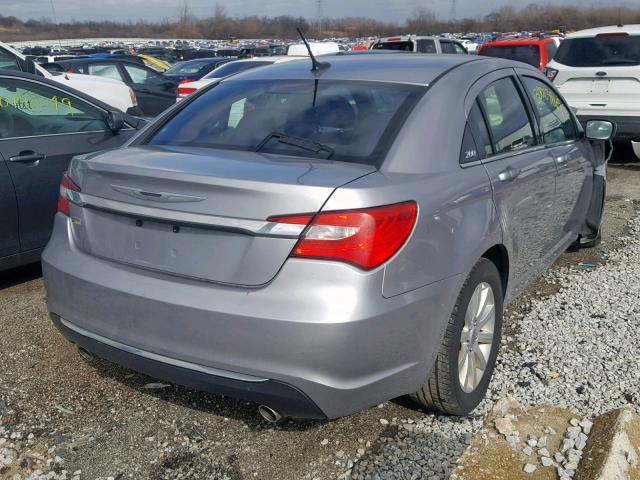 1C3CCBBG0DN527723 - 2013 CHRYSLER 200 TOURIN GRAY photo 4