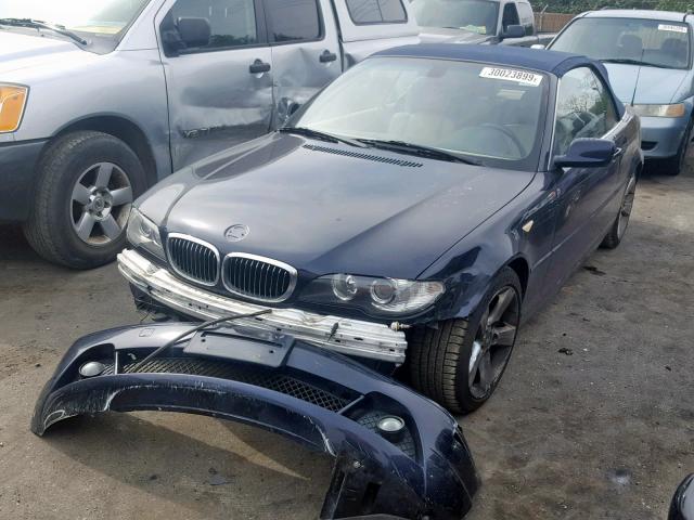 WBABW33405PL35794 - 2005 BMW 325 CI BLUE photo 2