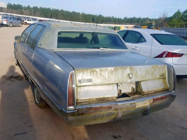 1G6DW52P6RR704870 - 1994 CADILLAC FLEETWOOD BLUE photo 3