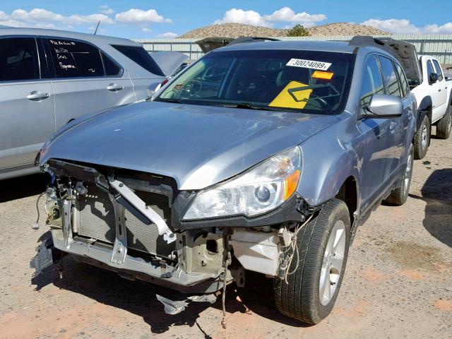 4S4BRDJC9D2224033 - 2013 SUBARU OUTBACK 3. SILVER photo 2