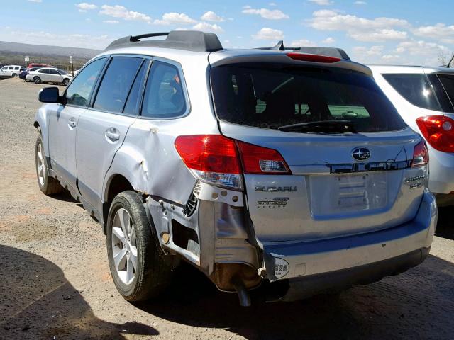 4S4BRDJC9D2224033 - 2013 SUBARU OUTBACK 3. SILVER photo 3