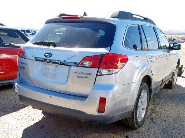 4S4BRDJC9D2224033 - 2013 SUBARU OUTBACK 3. SILVER photo 4