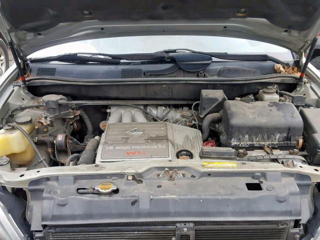 JT6HF10U1X0057299 - 1999 LEXUS RX 300 SILVER photo 7