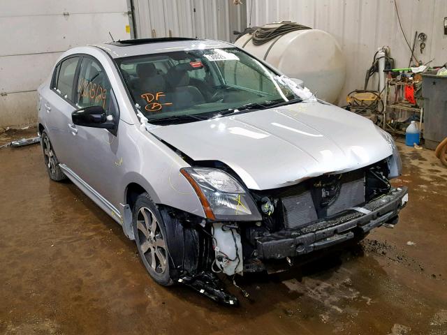 3N1AB6AP6CL783719 - 2012 NISSAN SENTRA 2.0 SILVER photo 1