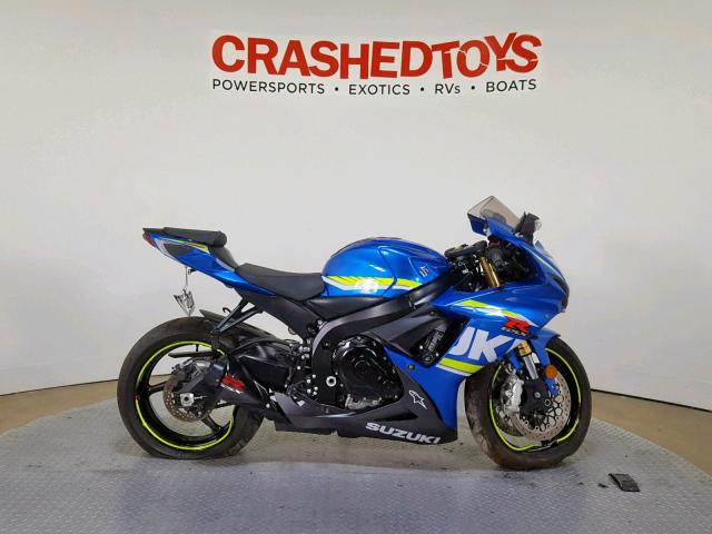 JS1GR7MA6J2101544 - 2018 SUZUKI GSX-R750 BLUE photo 1