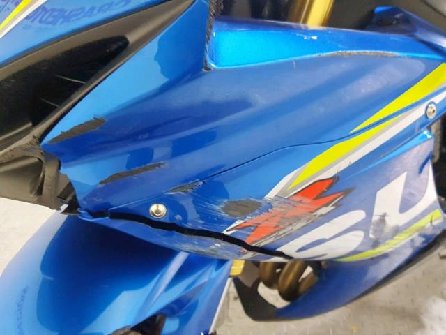 JS1GR7MA6J2101544 - 2018 SUZUKI GSX-R750 BLUE photo 13