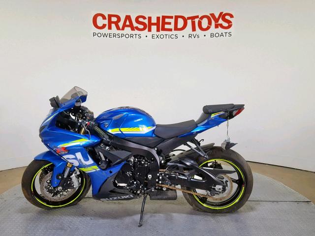 JS1GR7MA6J2101544 - 2018 SUZUKI GSX-R750 BLUE photo 5