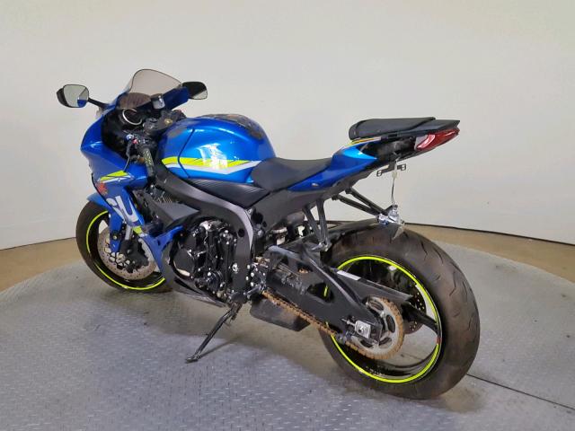 JS1GR7MA6J2101544 - 2018 SUZUKI GSX-R750 BLUE photo 6