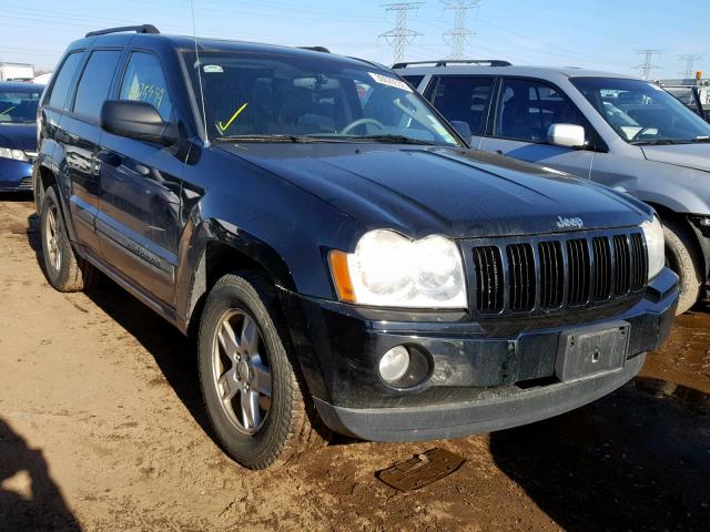 1J4HR48N66C118359 - 2006 JEEP GRAND CHER BLACK photo 1