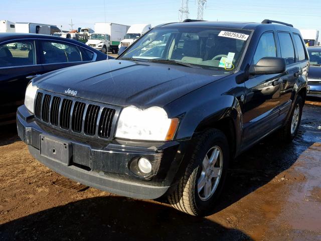 1J4HR48N66C118359 - 2006 JEEP GRAND CHER BLACK photo 2