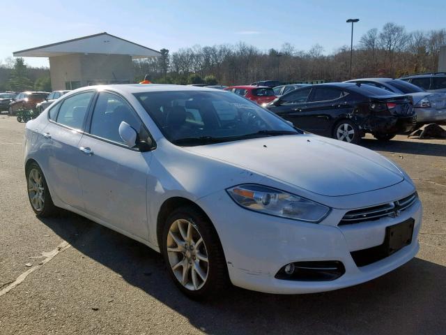 1C3CDFCA9DD106829 - 2013 DODGE DART LIMIT WHITE photo 1