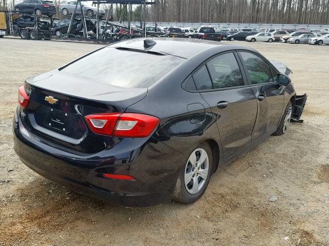 1G1BC5SM5J7221978 - 2018 CHEVROLET CRUZE LS BLACK photo 4