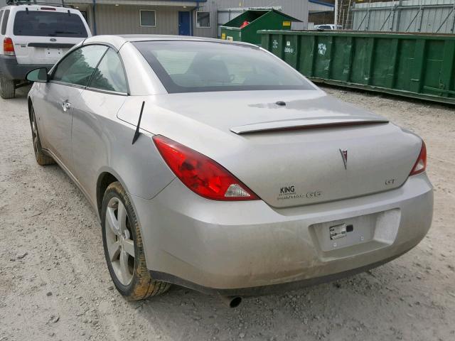 1G2ZH36N774143667 - 2007 PONTIAC G6 GT SILVER photo 3