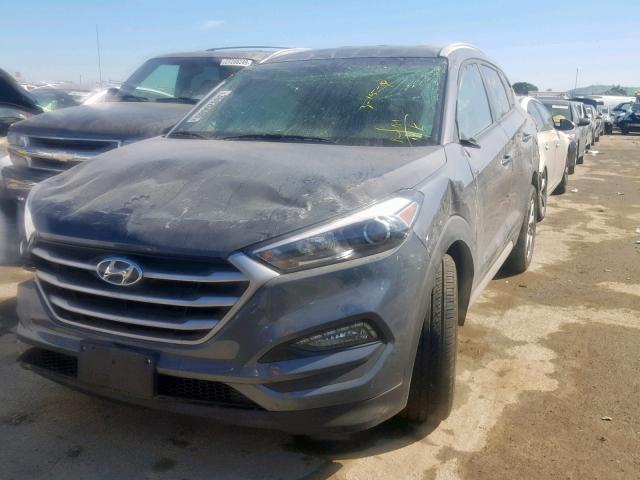 KM8J3CA43JU624542 - 2018 HYUNDAI TUCSON SEL GRAY photo 2