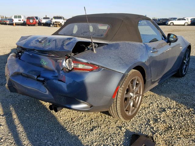 JM1NDAD79G0106304 - 2016 MAZDA MX-5 MIATA BLUE photo 4