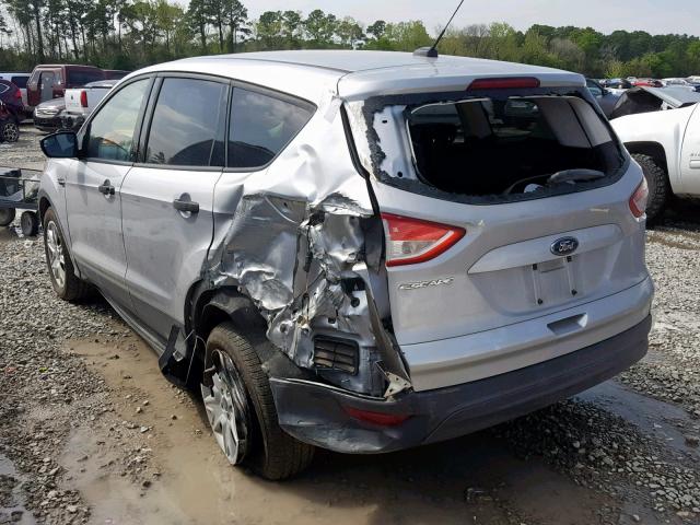 1FMCU0F73DUC87852 - 2013 FORD ESCAPE S SILVER photo 3