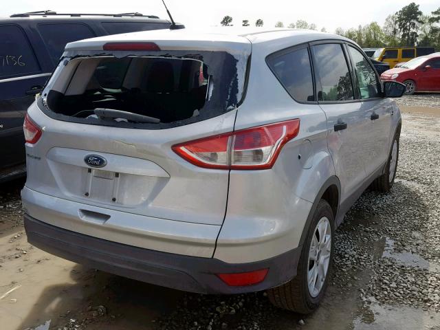 1FMCU0F73DUC87852 - 2013 FORD ESCAPE S SILVER photo 4