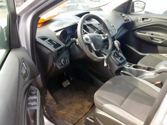 1FMCU0F73DUC87852 - 2013 FORD ESCAPE S SILVER photo 9