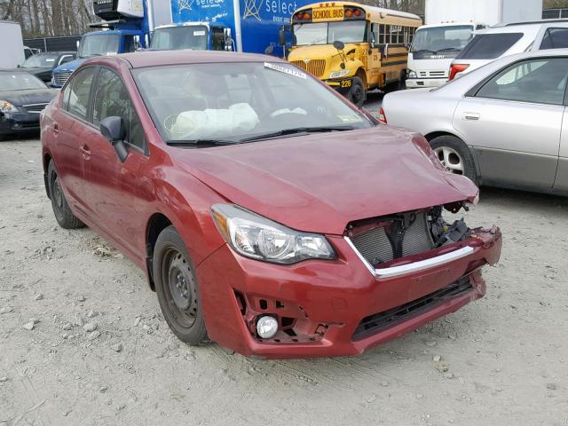 JF1GJAA6XFH013584 - 2015 SUBARU IMPREZA RED photo 1