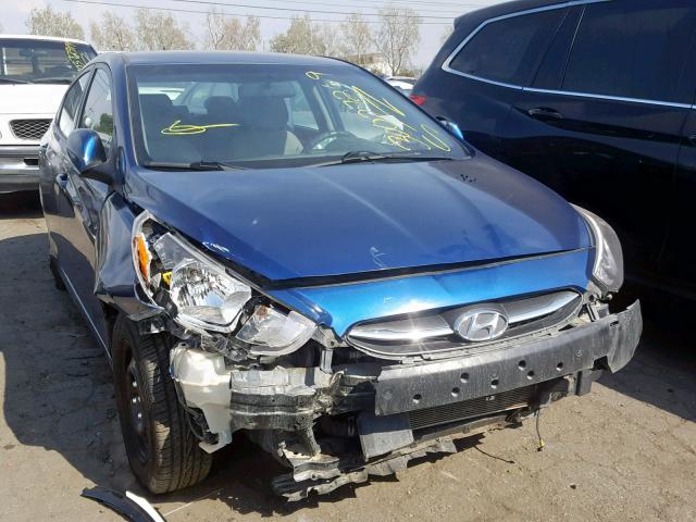 KMHCT4AE1GU966085 - 2016 HYUNDAI ACCENT SE BLUE photo 1