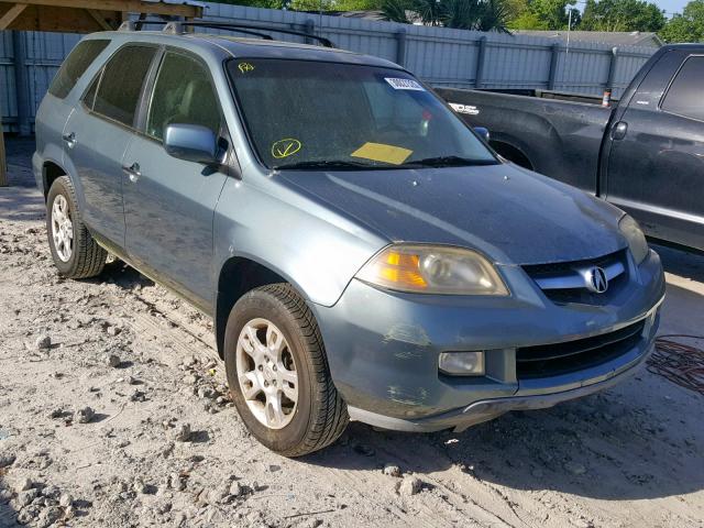 2HNYD18866H540233 - 2006 ACURA MDX TOURIN BLUE photo 1