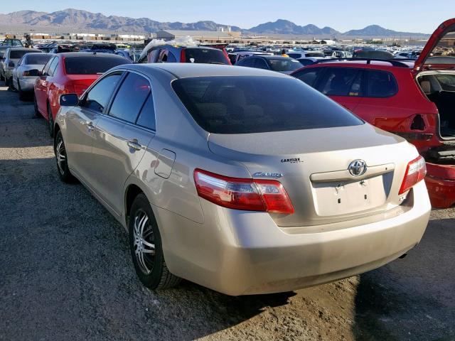 4T1BE46K67U629027 - 2007 TOYOTA CAMRY NEW GOLD photo 3