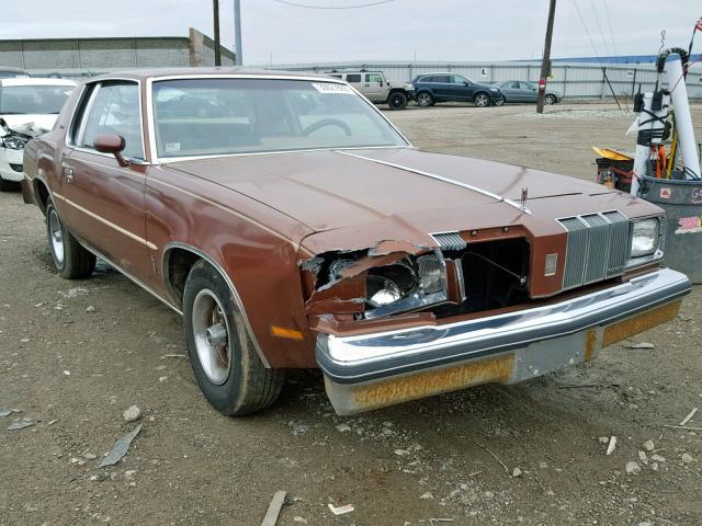 3R47F8M903699 - 1978 OLDSMOBILE CUT CRSR S BROWN photo 1