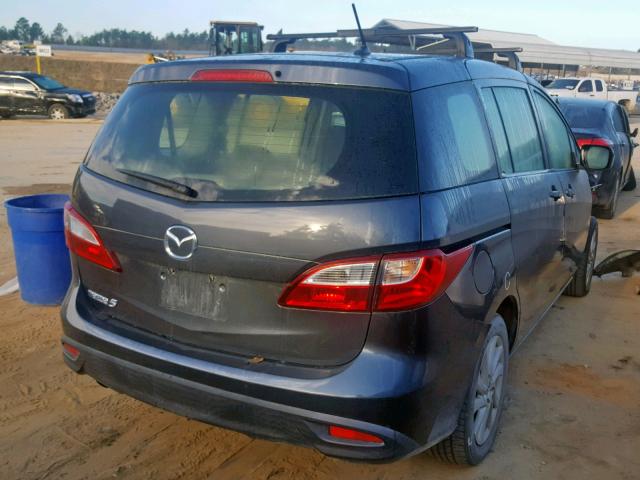 JM1CW2BL6C0128634 - 2012 MAZDA 5 GRAY photo 4