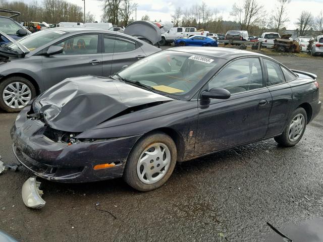 1G8ZY1272XZ216089 - 1999 SATURN SC2 BLACK photo 2