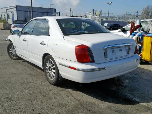 KMHFU45E14A298791 - 2004 HYUNDAI XG 350 WHITE photo 3