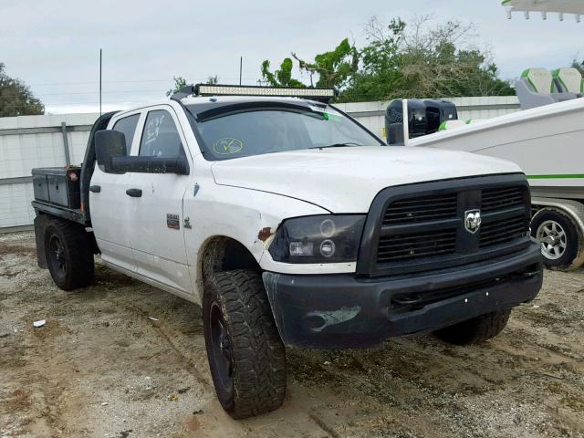 3C6UD5HL5CG198485 - 2012 DODGE RAM 2500 S WHITE photo 1