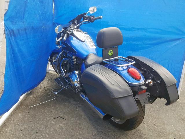 SMTB01TL5DJ593358 - 2013 TRIUMPH MOTORCYCLE THUNDERBIR BLUE photo 3
