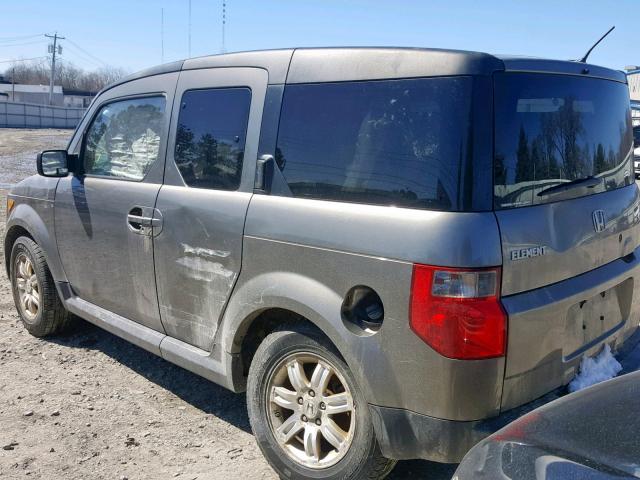 5J6YH28737L003681 - 2007 HONDA ELEMENT EX GRAY photo 3