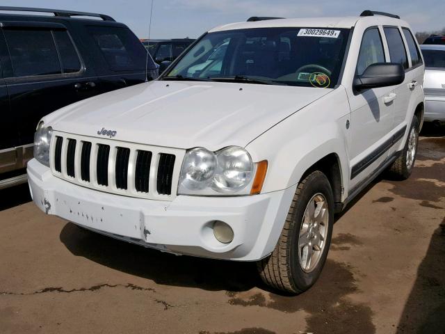 1J4HR48N16C199657 - 2006 JEEP GRAND CHER WHITE photo 2