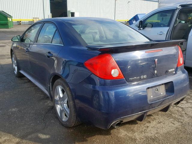 1G2ZM577X84176249 - 2008 PONTIAC G6 GXP BLUE photo 3