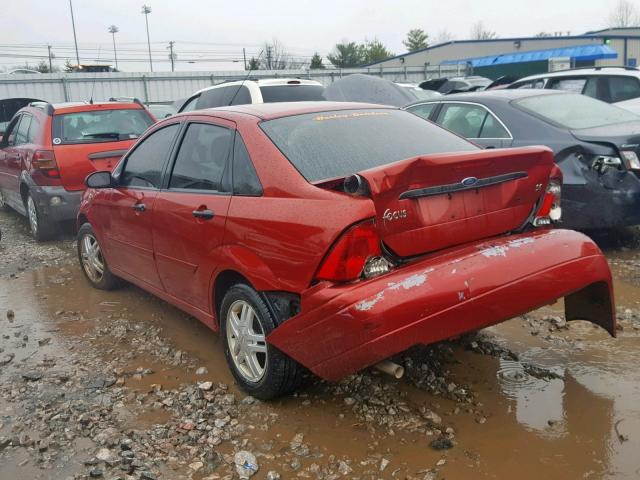 1FAFP34314W193716 - 2004 FORD FOCUS SE C RED photo 3
