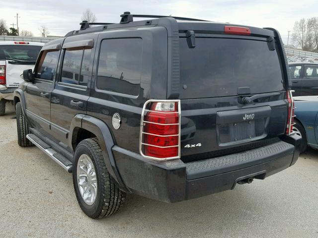 1J8HG48K46C204179 - 2006 JEEP COMMANDER BLACK photo 3