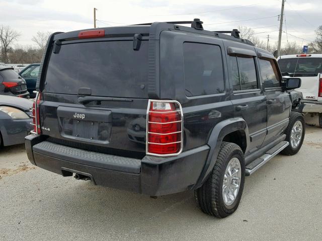 1J8HG48K46C204179 - 2006 JEEP COMMANDER BLACK photo 4
