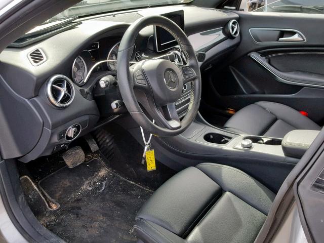 WDDSJ4GBXGN376745 - 2016 MERCEDES-BENZ CLA 250 4M SILVER photo 9