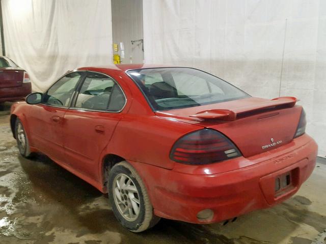 1G2NF52E14C239589 - 2004 PONTIAC GRAND AM S RED photo 3