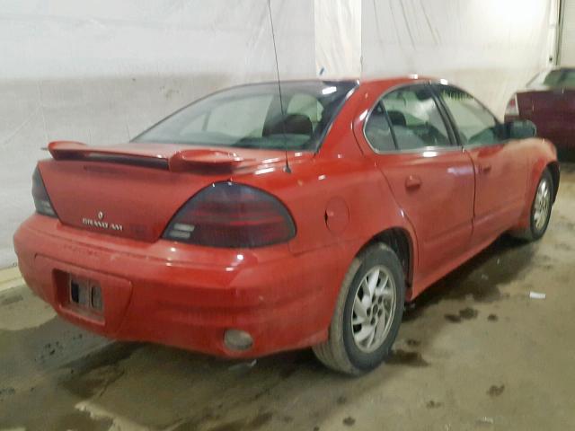 1G2NF52E14C239589 - 2004 PONTIAC GRAND AM S RED photo 4